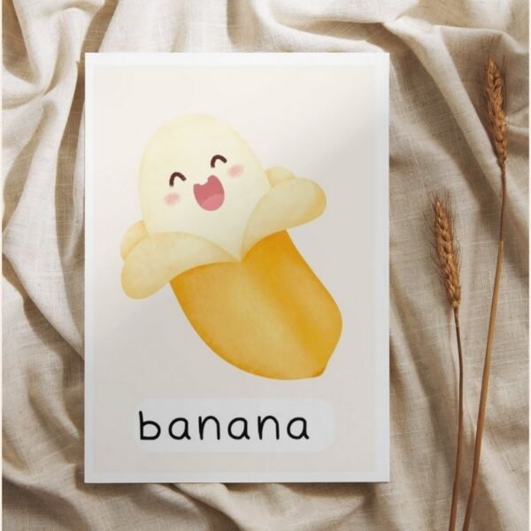 Baby Fruits + Vegetables Flashcards - Image 3