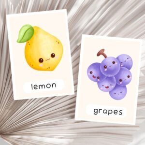 Baby Fruits + Vegetables Flashcards
