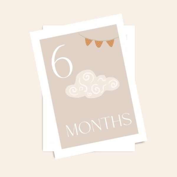 Calm Fox Milestone Cards - Image 3