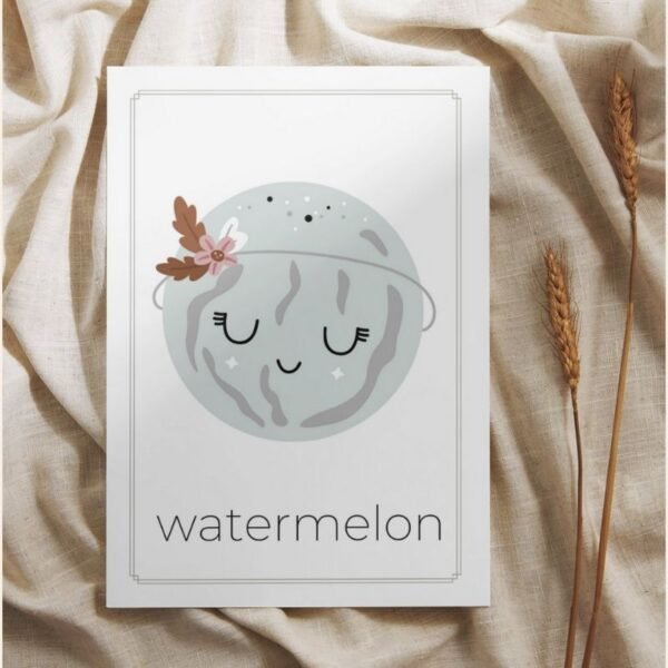 Cute Fruit Flashcards