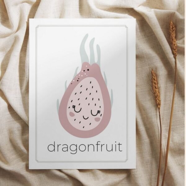 Cute Fruit Flashcards - Image 3