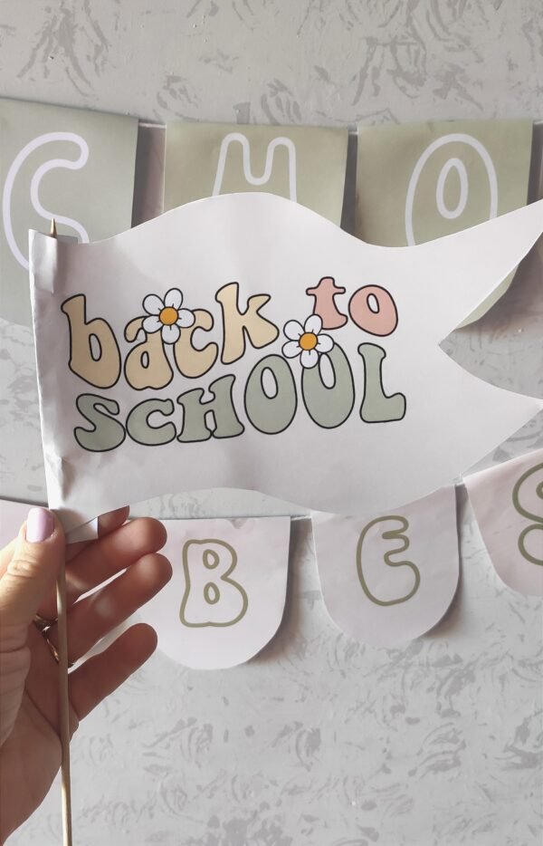 Back to School Banner + Pennants