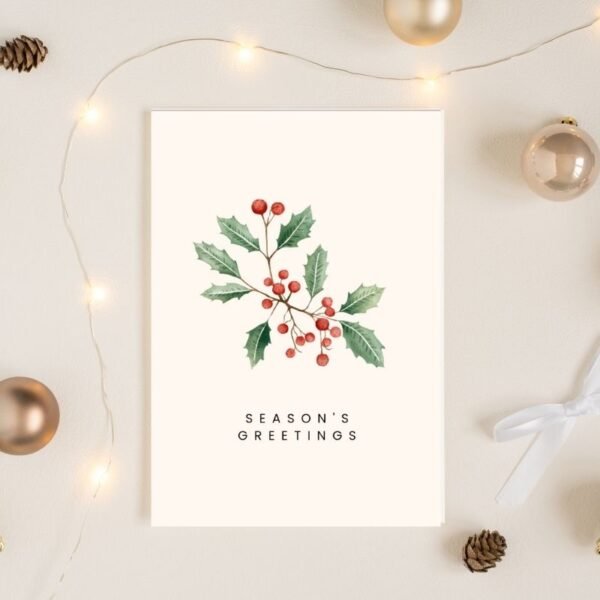 Minimal Christmas Cards 8-Pack - Image 3
