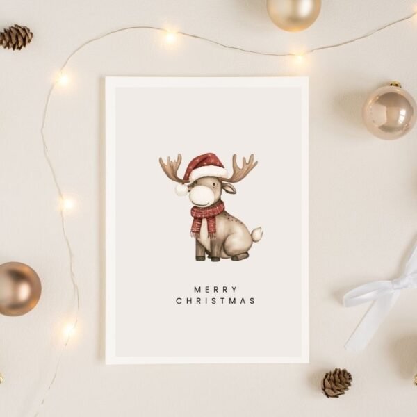 Minimal Christmas Cards 8-Pack - Image 4