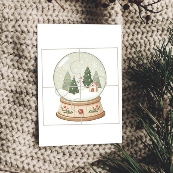 Neutral Christmas Puzzles 6-Pack - Image 2