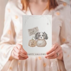 Puppy Halloween Cards