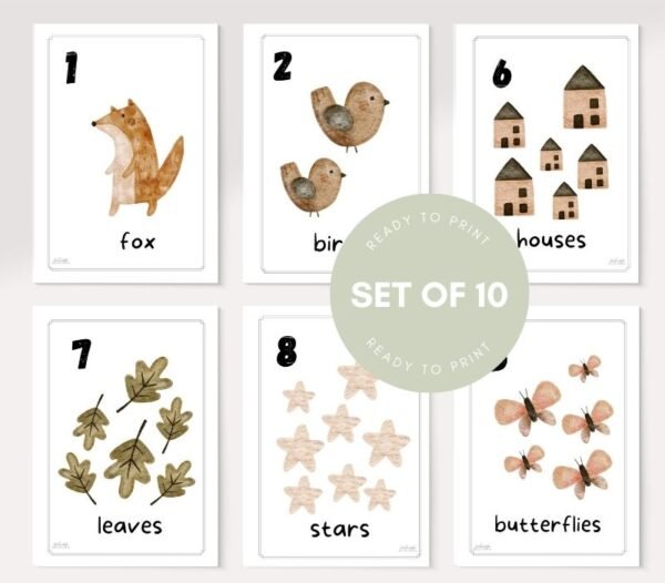 Simple Numbers Flashcards - Image 4